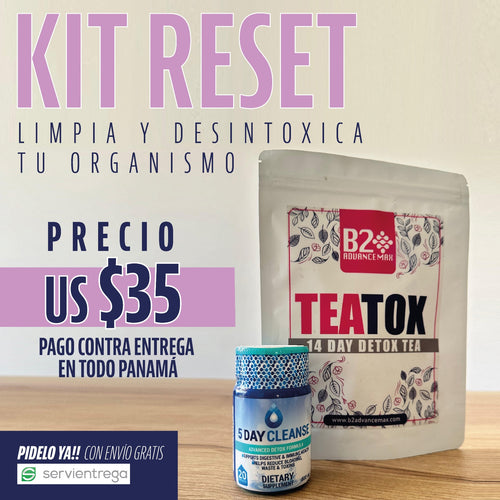 🌿 Kit Detox Clean + Teatox | Siéntete Más Ligera