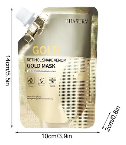 ✨ Mascarilla Facial de Oro con Retinol | Piel Radiante, Firme y Rejuvenecida