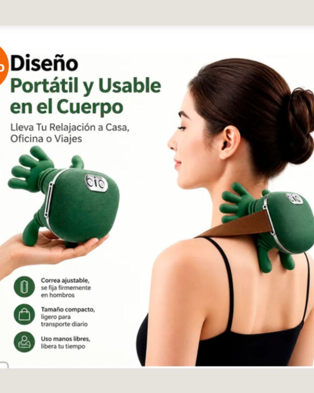 💆‍♀️ Masajeador de Cuello y Hombros RelaxPro SH-2024