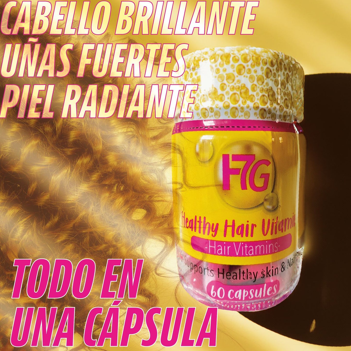 ✨ H7G Hair Vitamins | Cabello, Piel y Uñas